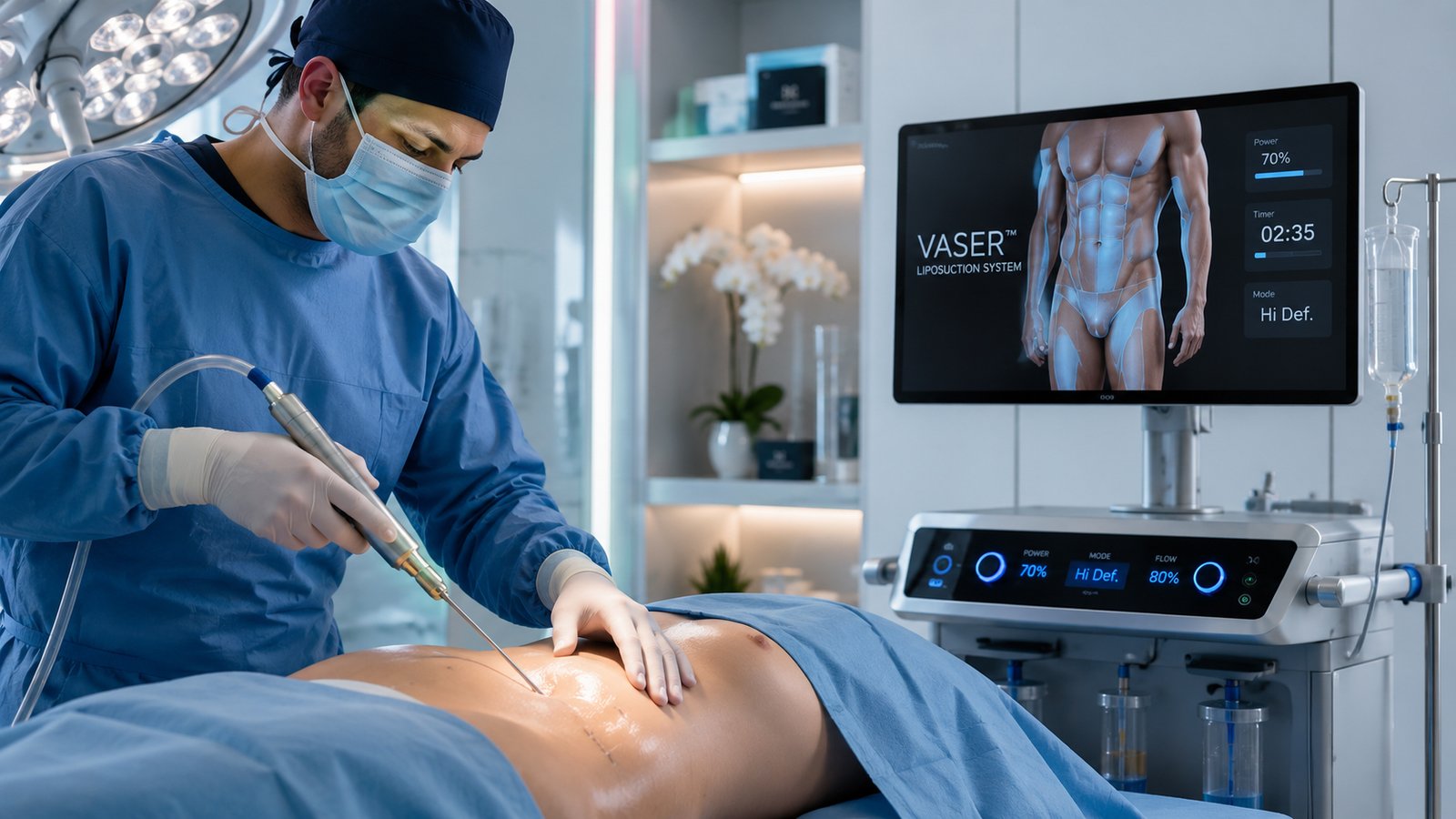 Advanced VASER and HD liposuction technology in Turkey