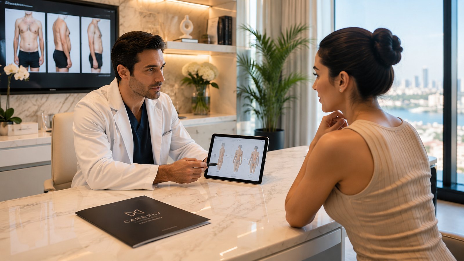 Body contouring consultation and liposuction treatment planning in Turkey