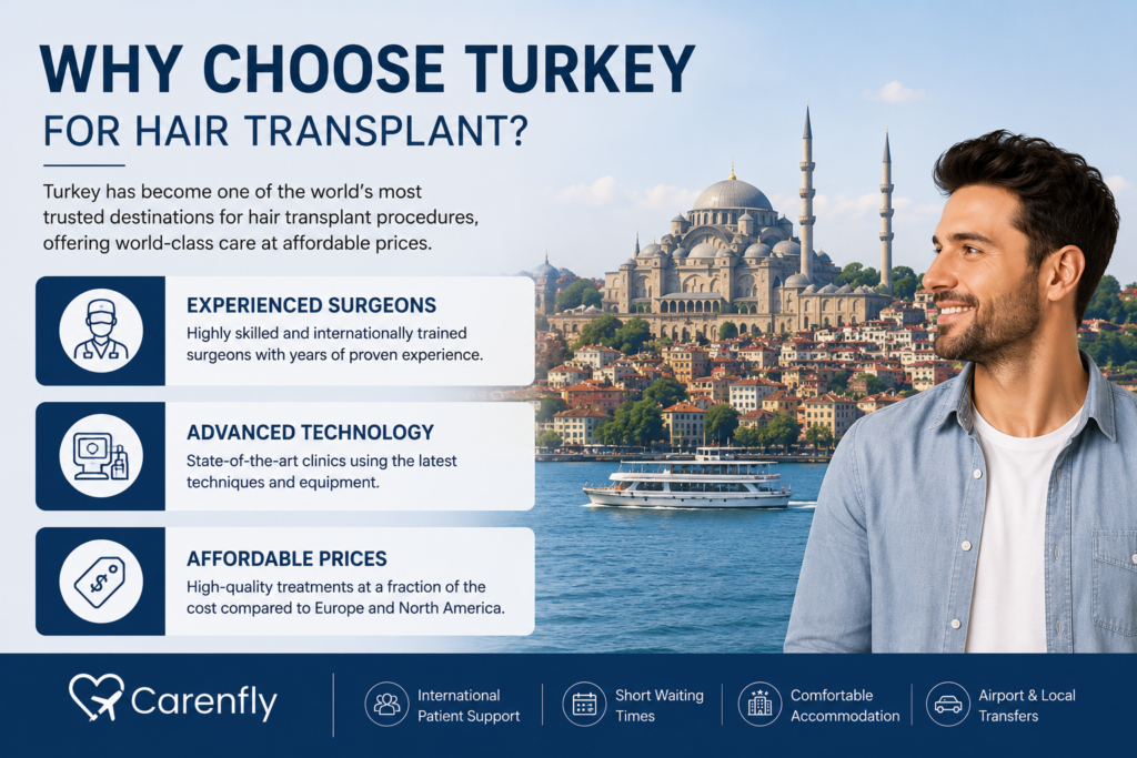 Reasons international patients choose Turkey for hair transplant