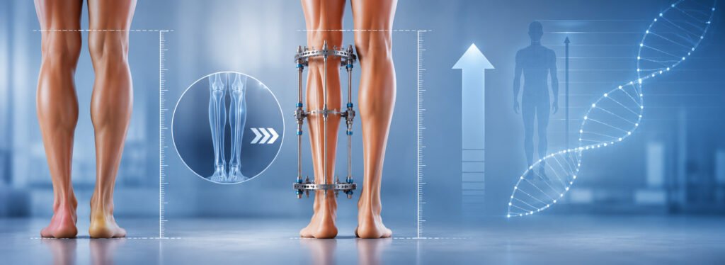 How much height can you gain with limb lengthening surgery