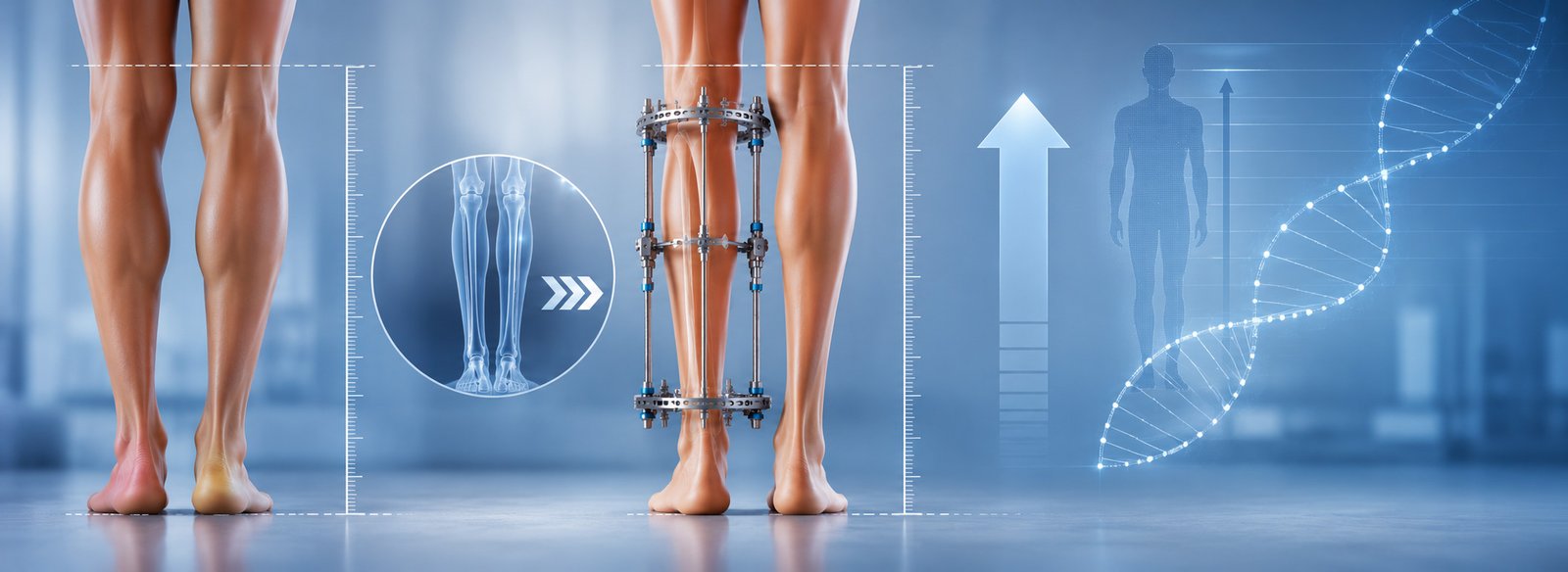 How much height can you gain with limb lengthening surgery